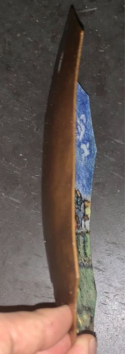 Pintura de Coimbra em prato latão 1979 Autor Cobre Oportunidade