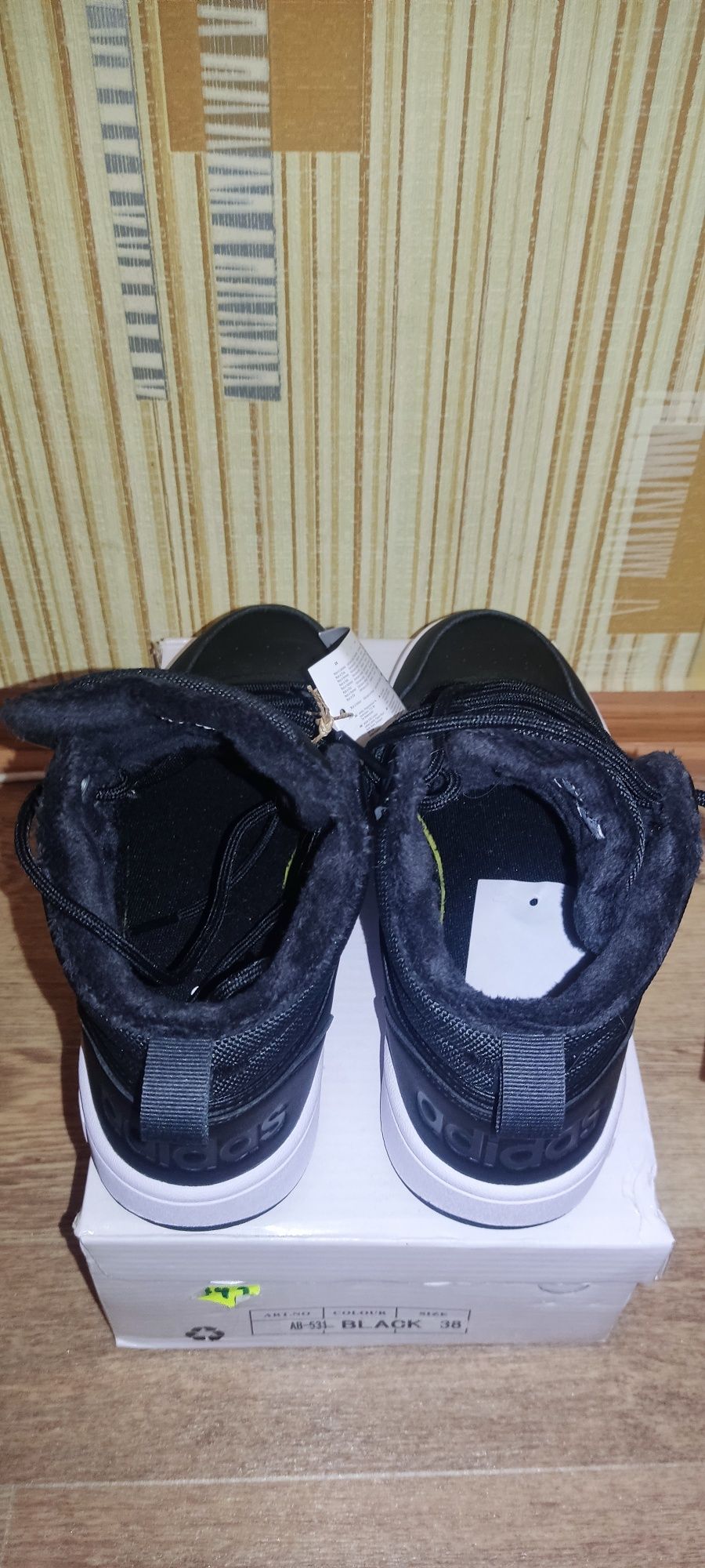 Кеды высокие Adidas Hoops 3.0 mid wtr 39 размер
