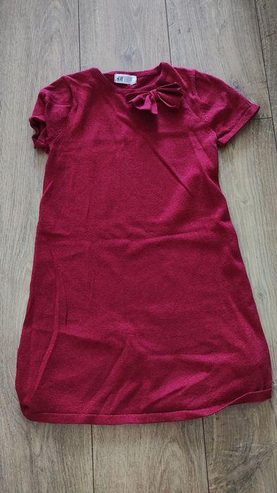 H&M sukienka swiateczna z błyskiem super stan