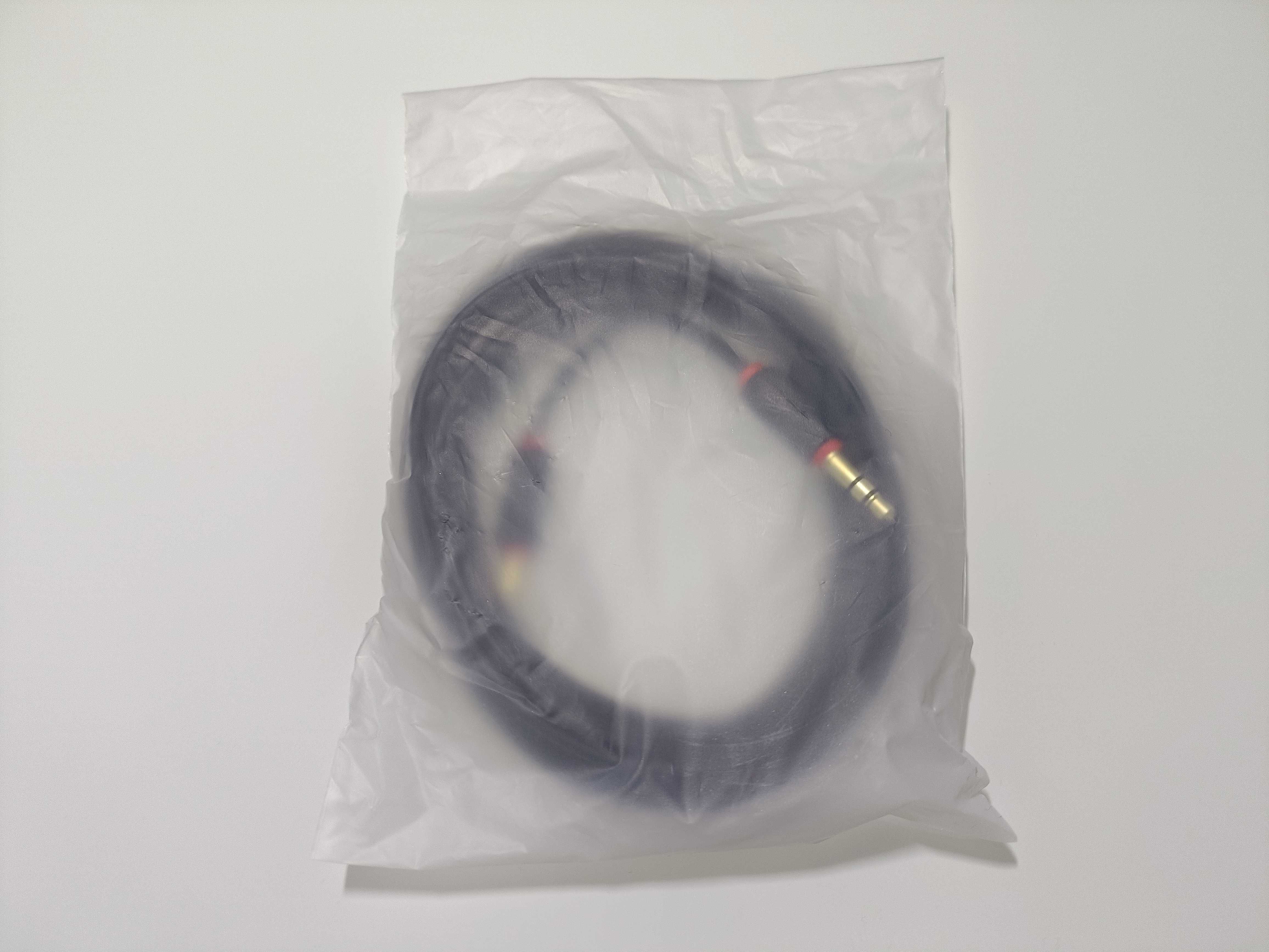 Wtyczka Jack stereo 2 x 3,5 mm Długość 3 m. Czarna Nowa Tanio