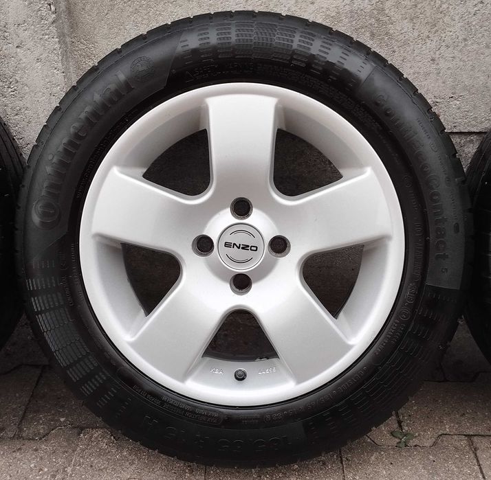 Super felgi aluminiowe ENZO 15 cali 4x100 z oponami  gratis