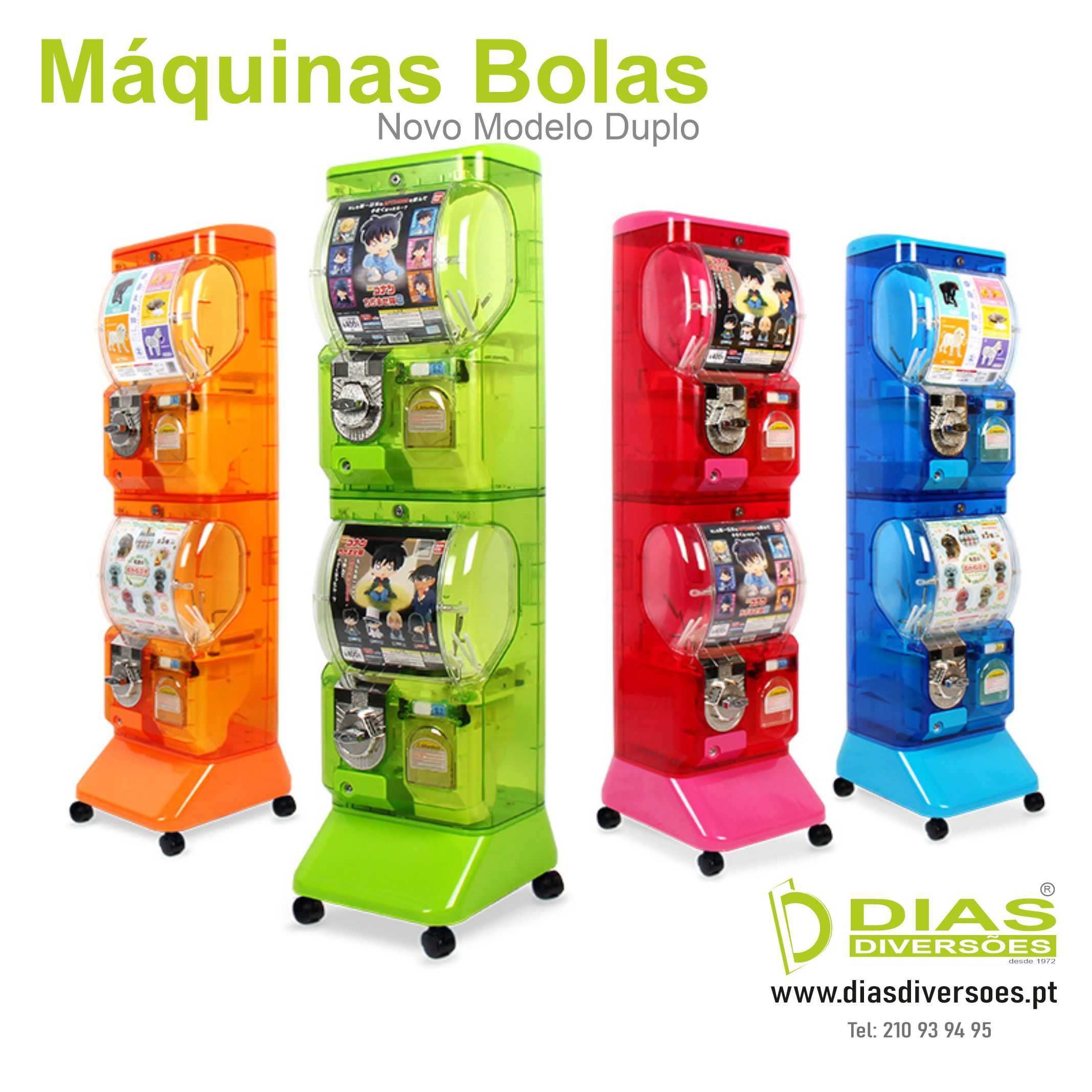Máquina Bolas Dupla - Novas