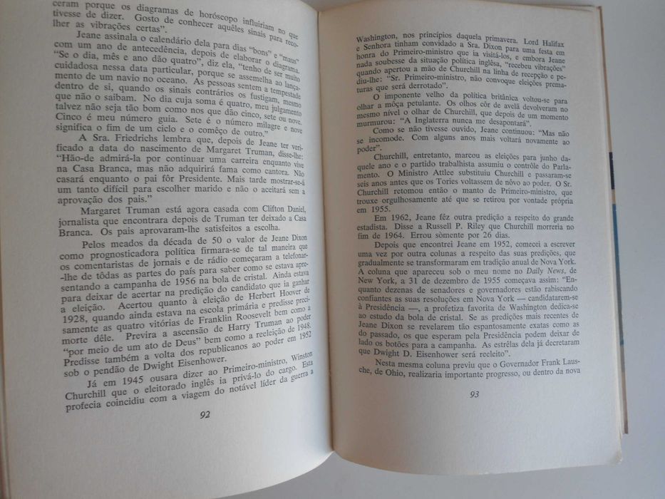 Dom de Profecia pela fenomenal Jeane Dixon