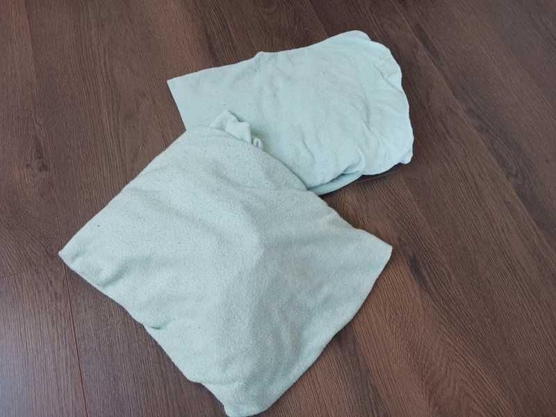 Prześcieradła frotte z gumką miętowe 120x60 cm - 2 szt - z gumką