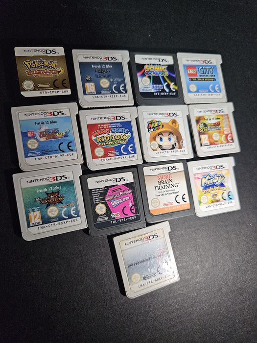 Lote de jogos nitendods e 3ds