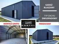 Garaż Blaszany - HALA MAGAZYNOWA | Wiata  | Konstrukcja  | - ESSTAL*
