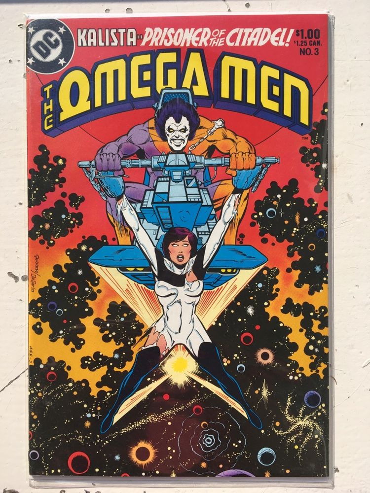 Komiks Omega Men 3. Lobo po raz pierszy w komiksie. Dc Comics