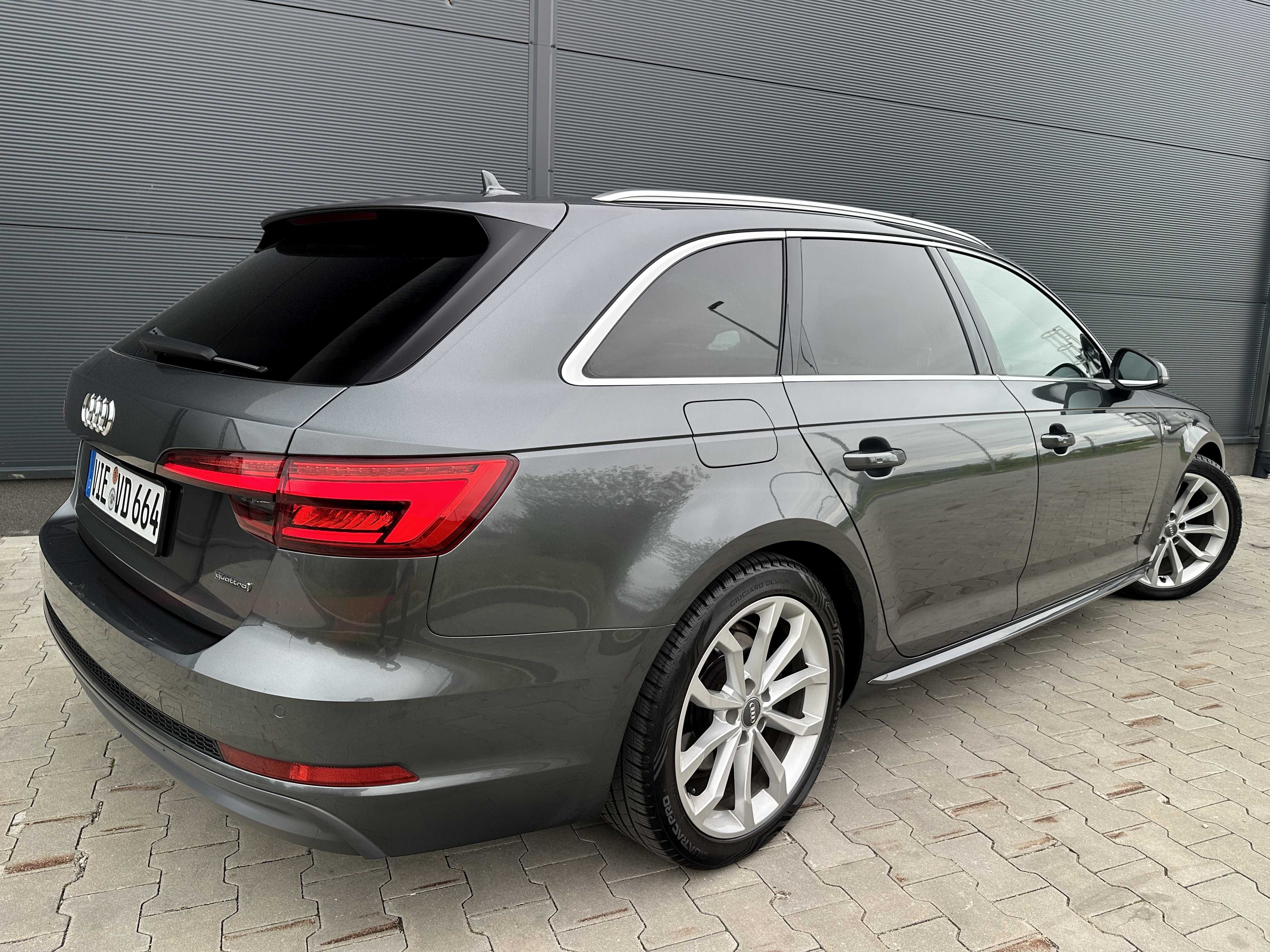 AUDI A4 B9 2.0 TDI QUATTRO FULL S-LINE Matrix Panorama Kamera Virtual