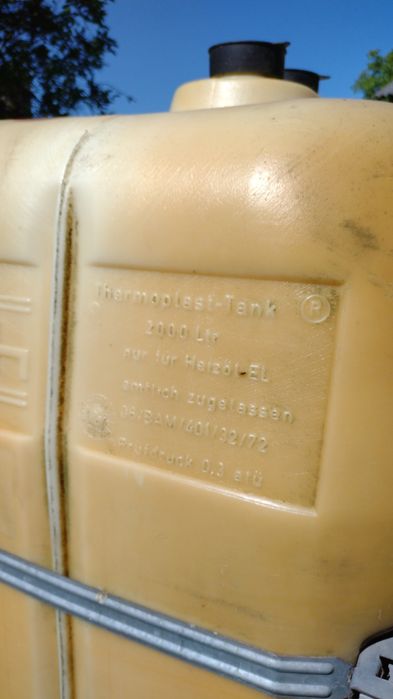 Zbiornik 2000l na olej opałowy napędowy Roth