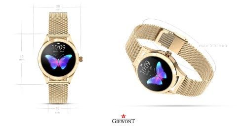 Smartwatch damska Giewont GW300-2

Złoty + dodatkowy biały pasekSmart