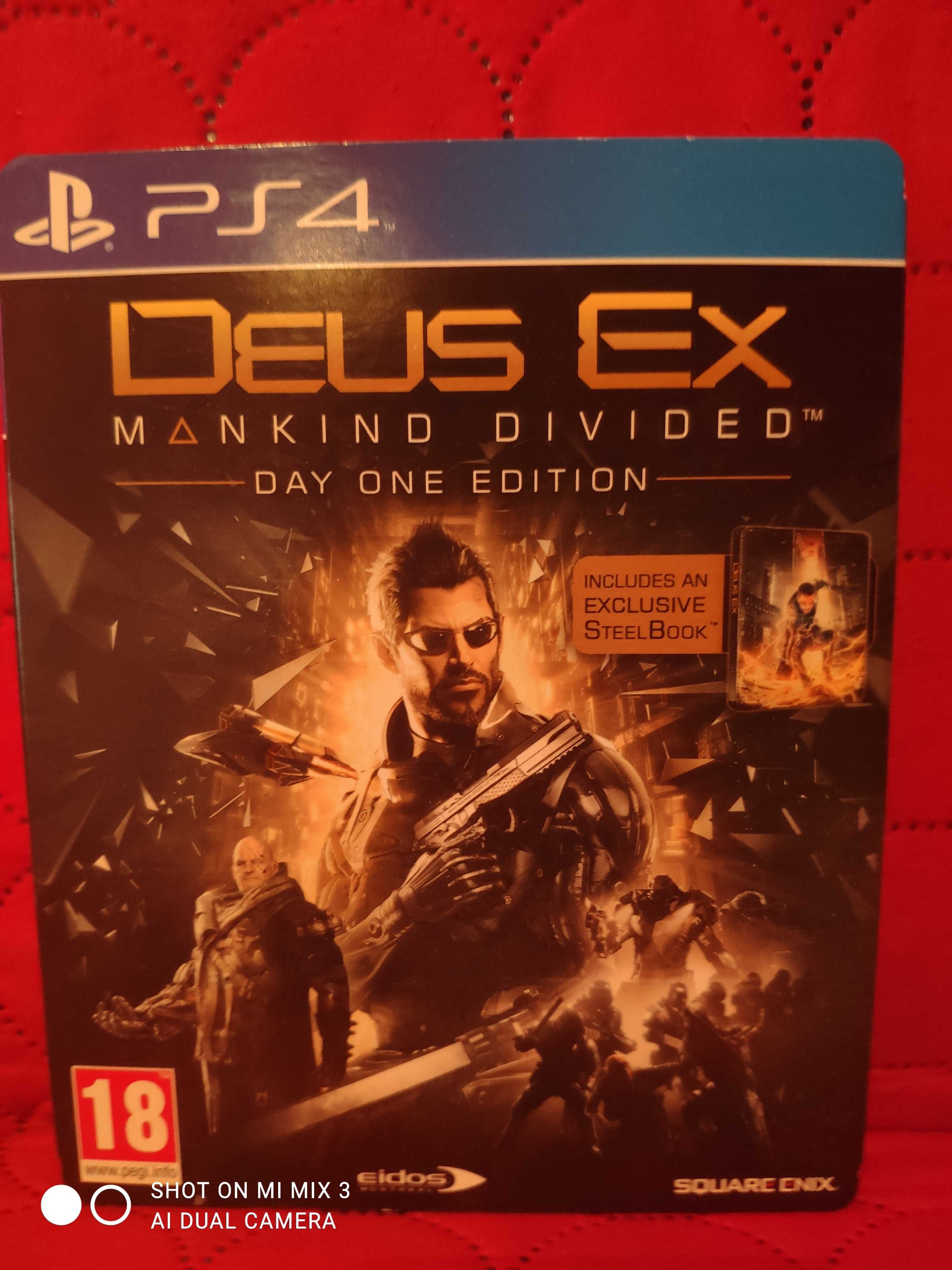 Deus Ex: Mankind Divided STEELBOOK PS4