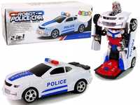 Samochód Policyjny 2w1 Transformers, Leantoys