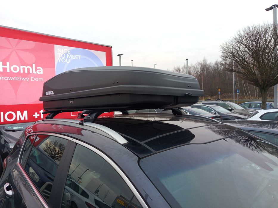 Box dachowy Taurus. Easy 430. Nowy. Czarny Mat. Bagażnik