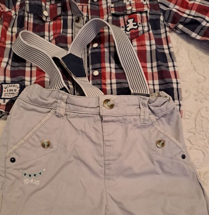 Calça + camisa 3-6 meses