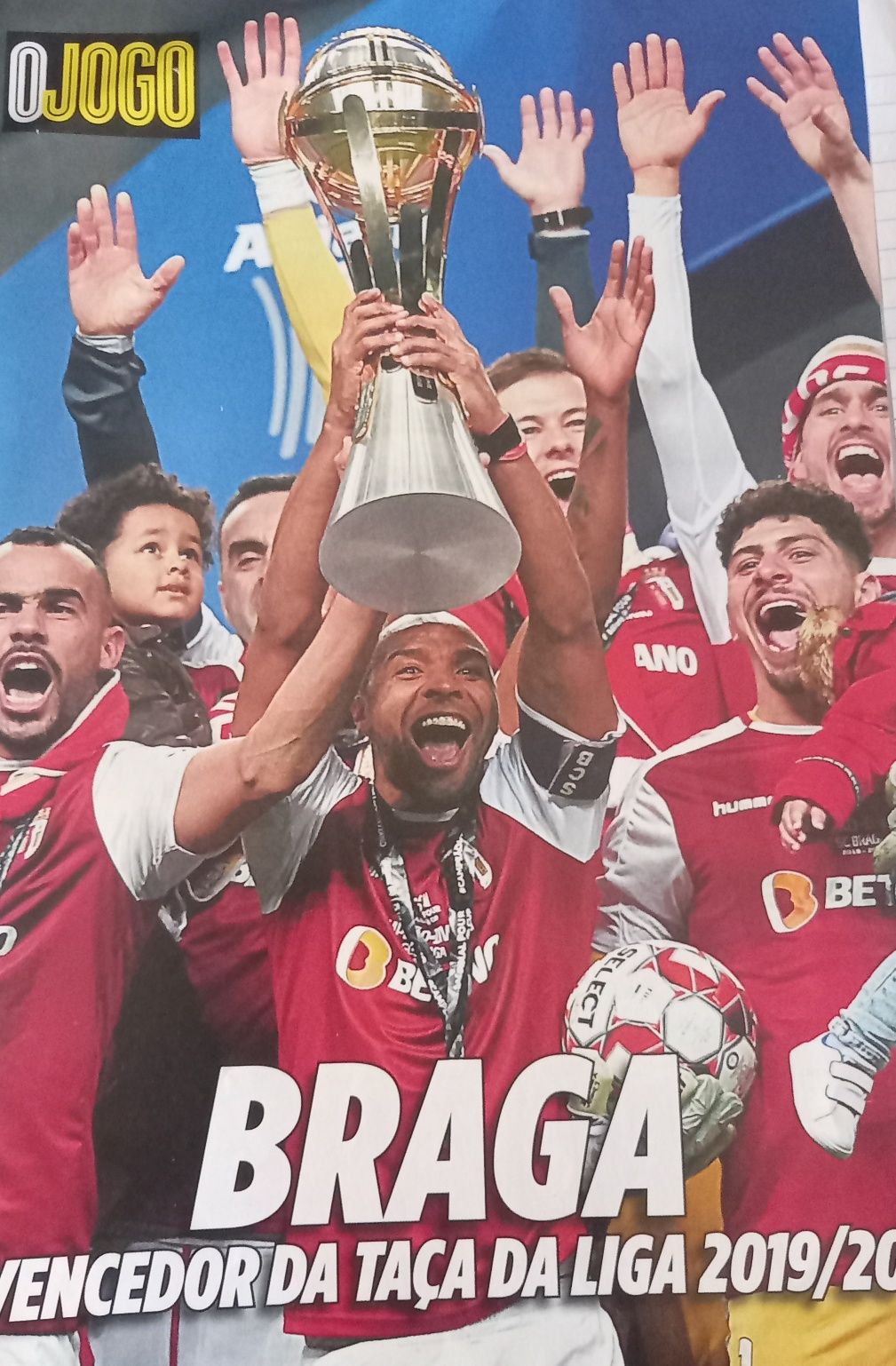 poster SCBraga vencedor da Taça da Liga 2019/20