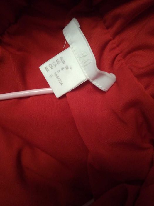 Юбка фатиновая,красная,плиссированная