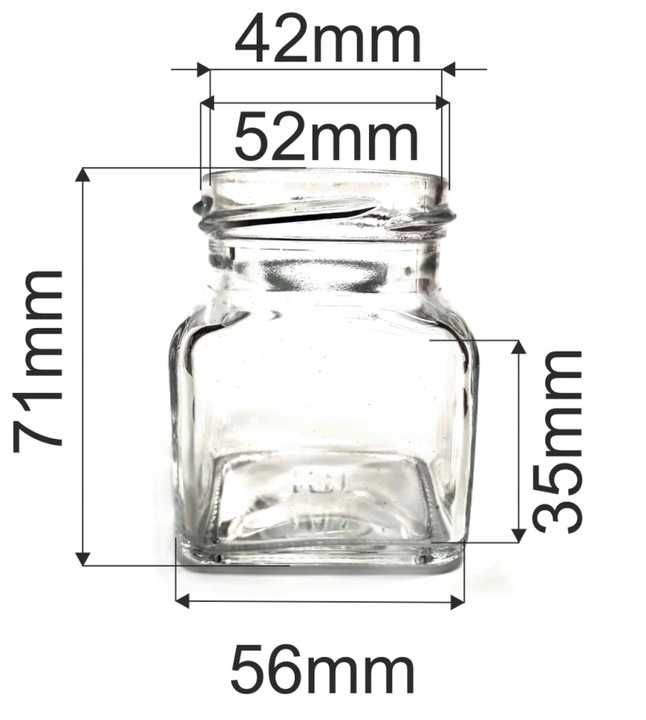 Słoik na przyprawy 120ml 24szt + 192 naklejki