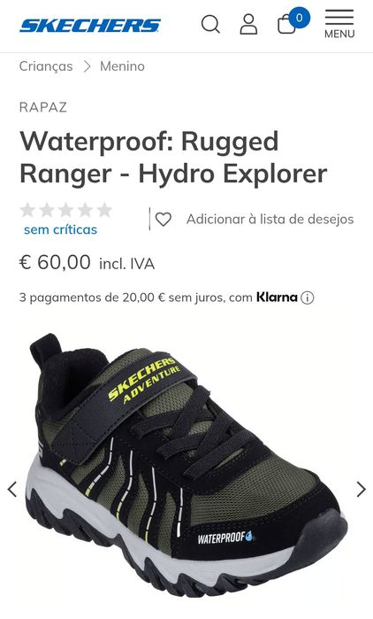 Sapatilhas SKECHERS Prova de água