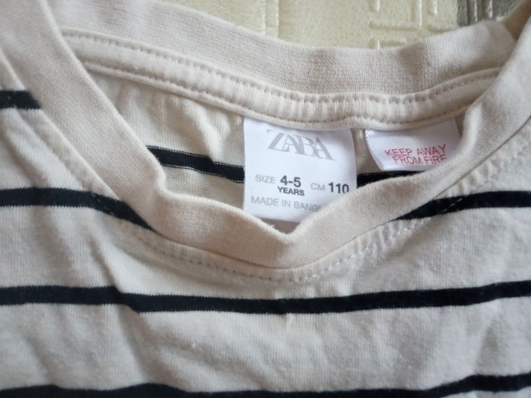 Продам, майка детская 4-5 лет Zara новая