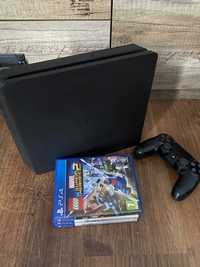 PS4 Slim 500 GB, kontroler i gry