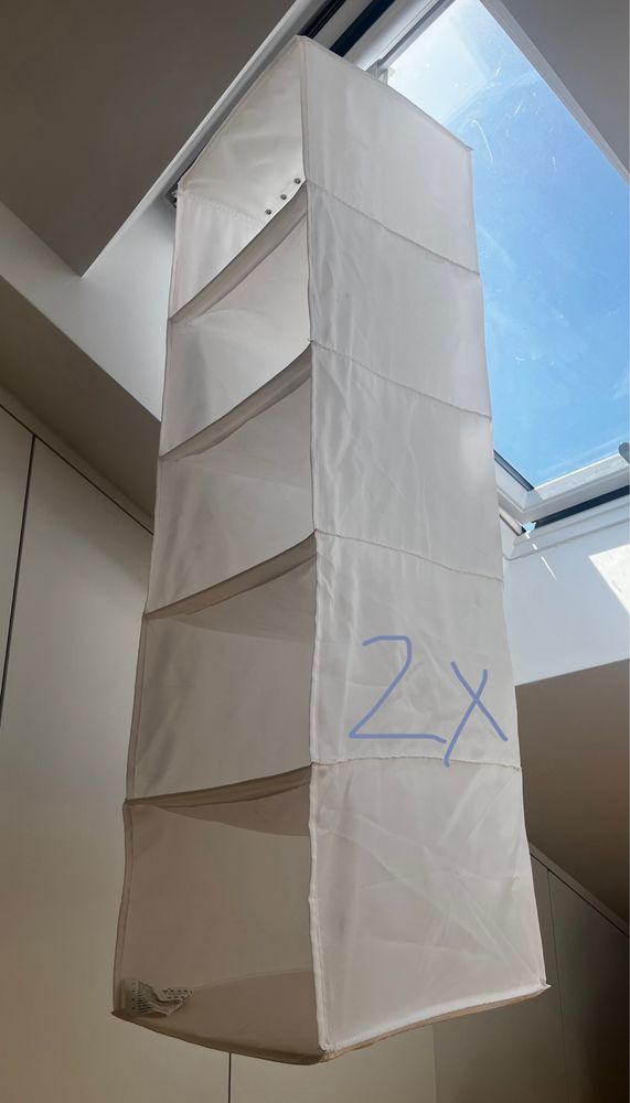 IKEA 2x Roupeiros Suspensos com Divisórias para Arrumação