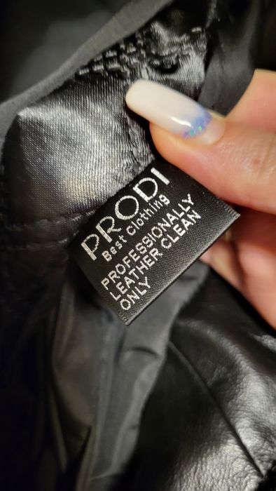 Куртка кожана норка воротник з напиленням