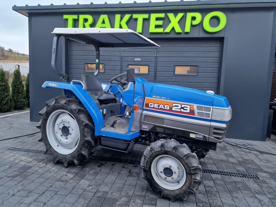 Mini traktor iseki 23KM,wspomaganie,rewers,4x4,japoński