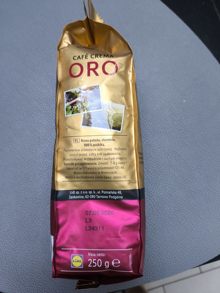 Kawa ziarnista arabica BELLAROM Cafe Gold Crema 4x250 gram