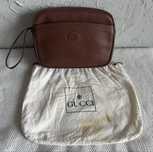 Gucci saszetka ze skóry vintage