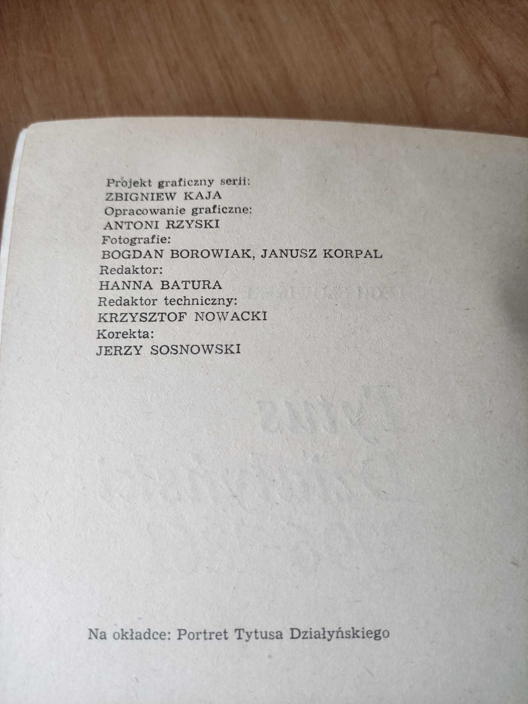 L.Słowiński. Tytus Działyński " KAW 1984