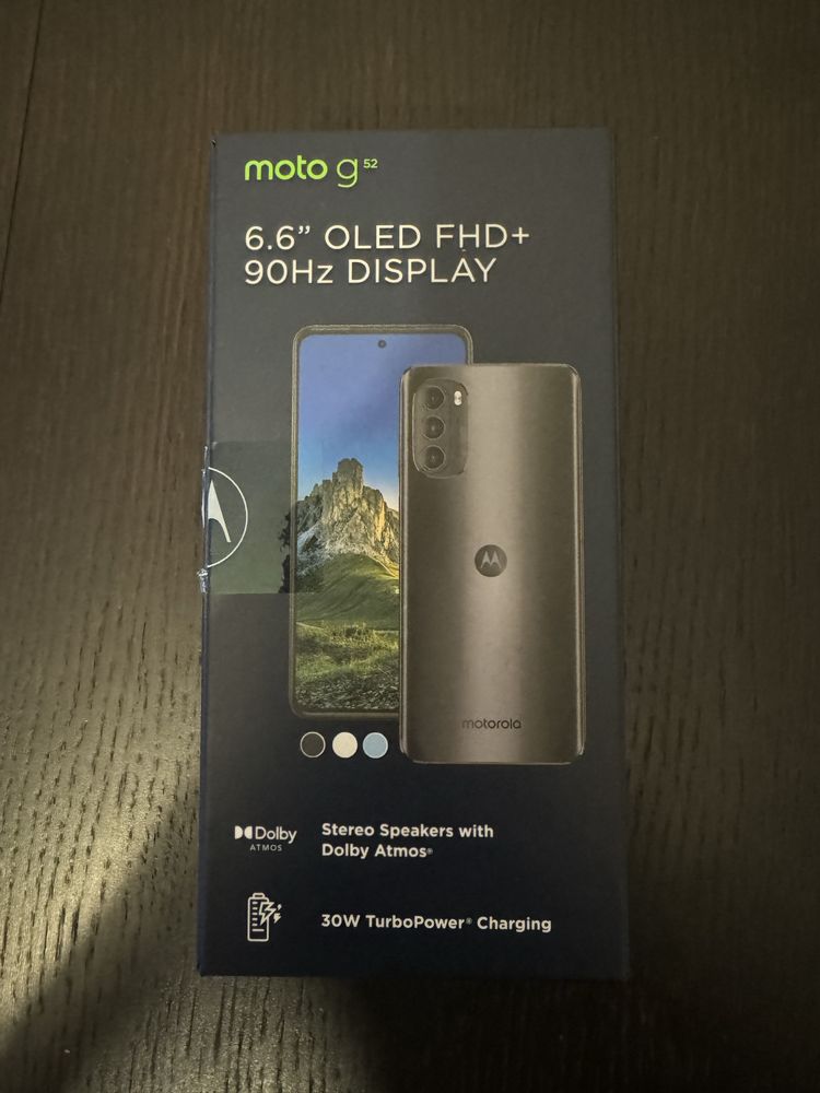 Nowa Motorola moto g52 6/256gb + smartwach amazfit nowe! Gwar 03-2026