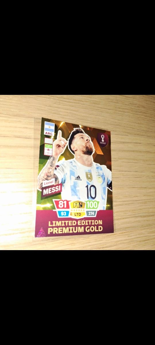 Carta futebol messi