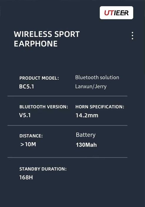 Headphones de condução óssea novos