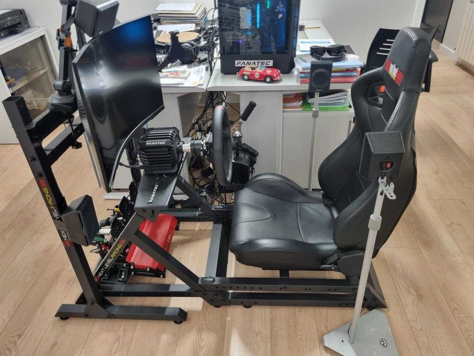 Kit simulador carros next level + fanatec