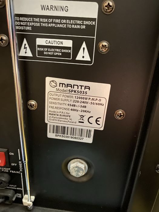 Głośnik   bluetooth  Manta