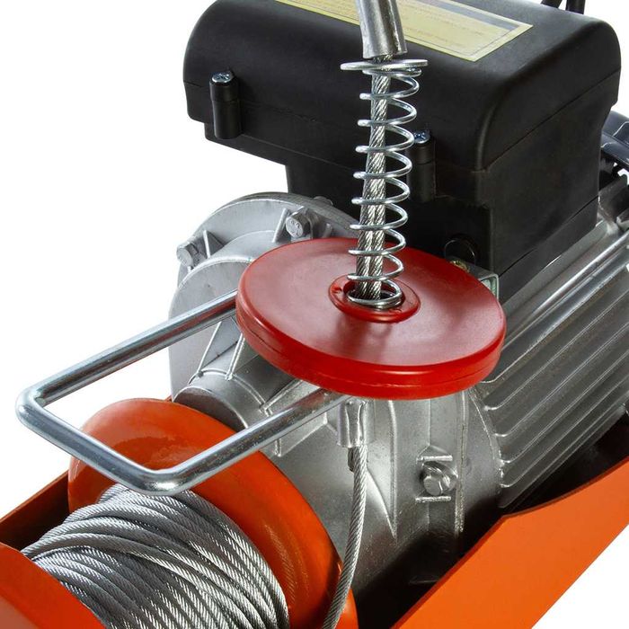 WCIĄGARKA ELEKTRYCZNA LINOWA 800kg 230V Wciągarka Budowlana Suwnica