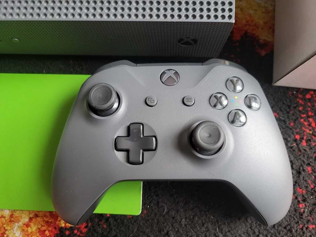Xbox ONE S 500GB Grey Szary, Pad, Okablowanie - Stan BDB