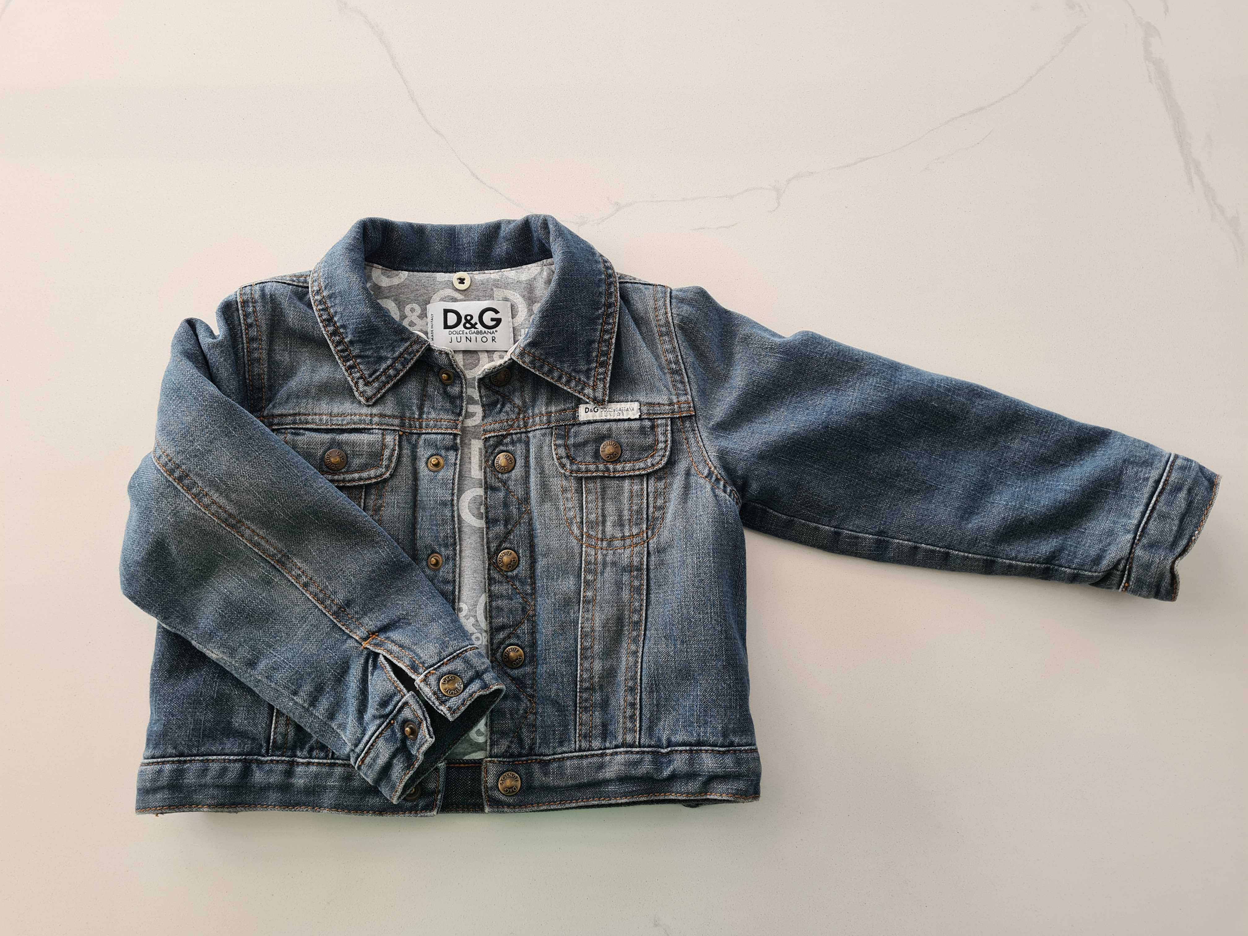 kurtka jeansowa Dolce&Gabbana rozmiar 18-24m