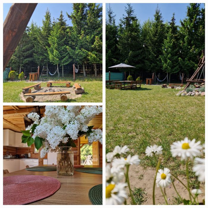 "Zaplecze Lasu" Domek całoroczny z Balią, drewniane domki jacuzzi