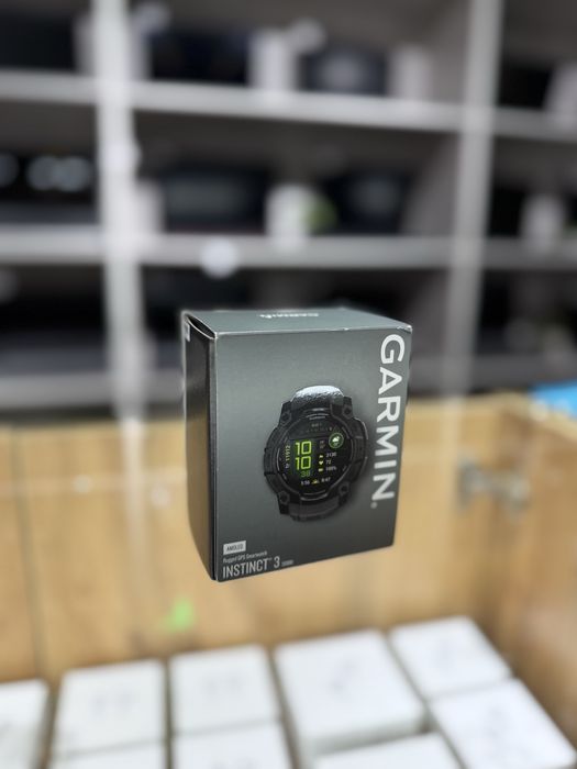 Смарт-годинник Garmin Instinct 3 50mm AMOLED Black with Charcoal Band