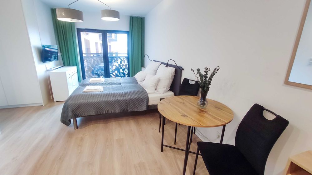 Apartament 2-osobowy przy Motławie w centrum Wyspa Spichrzów
