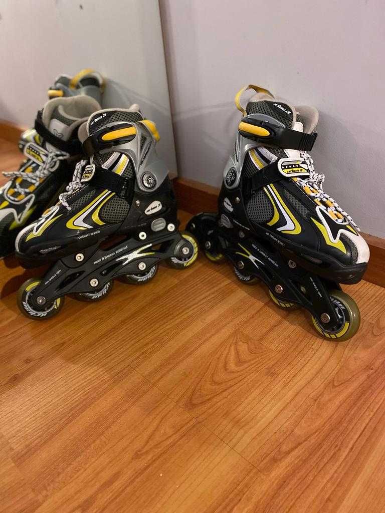 Patins + Kit de proteções