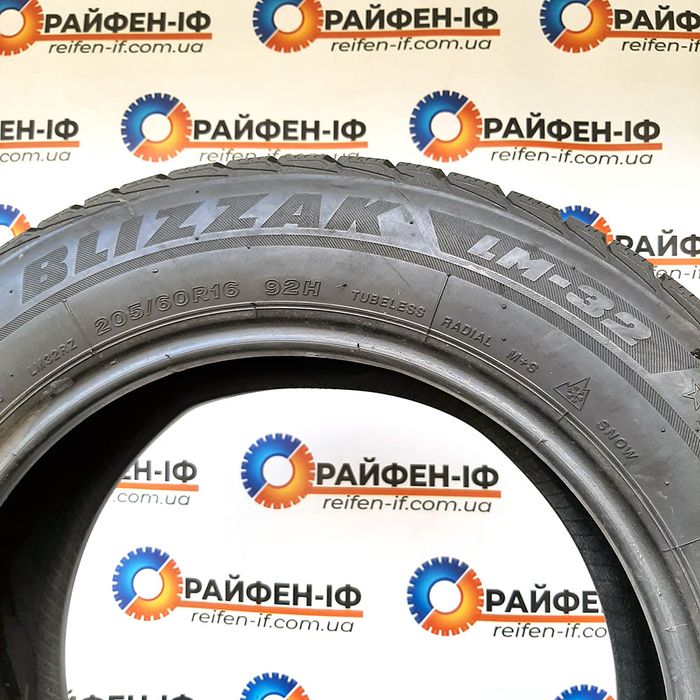205/60 R16 Bridgestone Blizzak lm32 б/у шини 4шт * 2506459