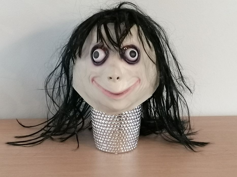 Maska na Halloween Straszna maska MOMO na Halloween Maska Halloween