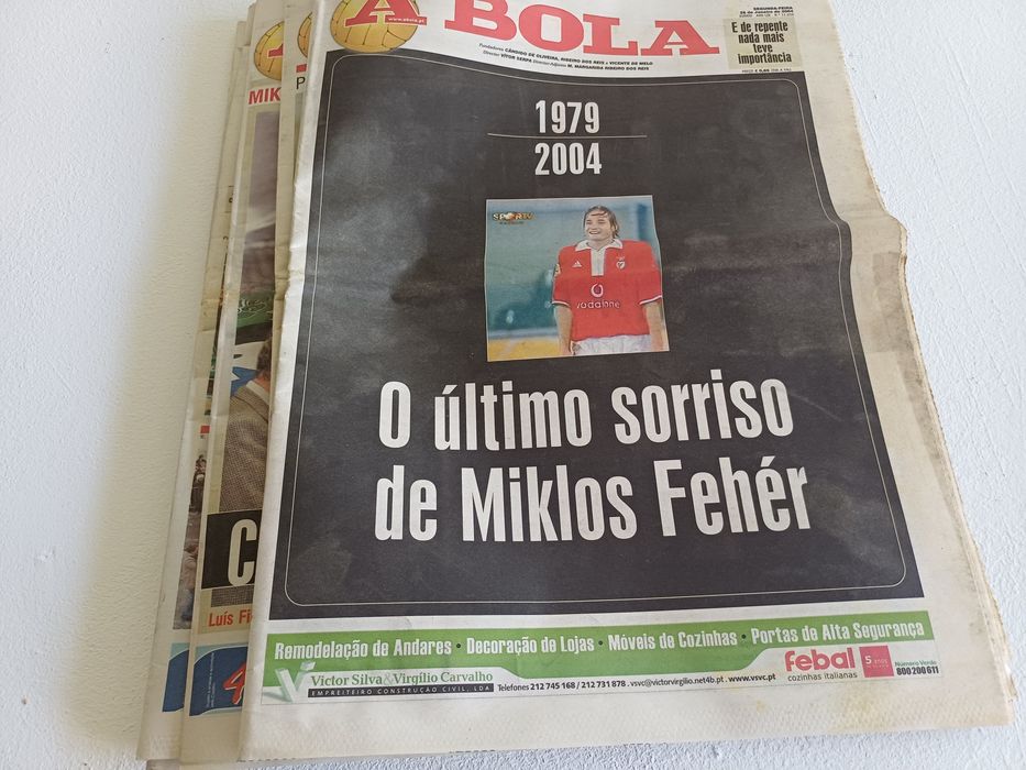 Lote 15 jornais - MIKLOS FEHÉR