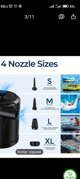 Портативний електричний насос