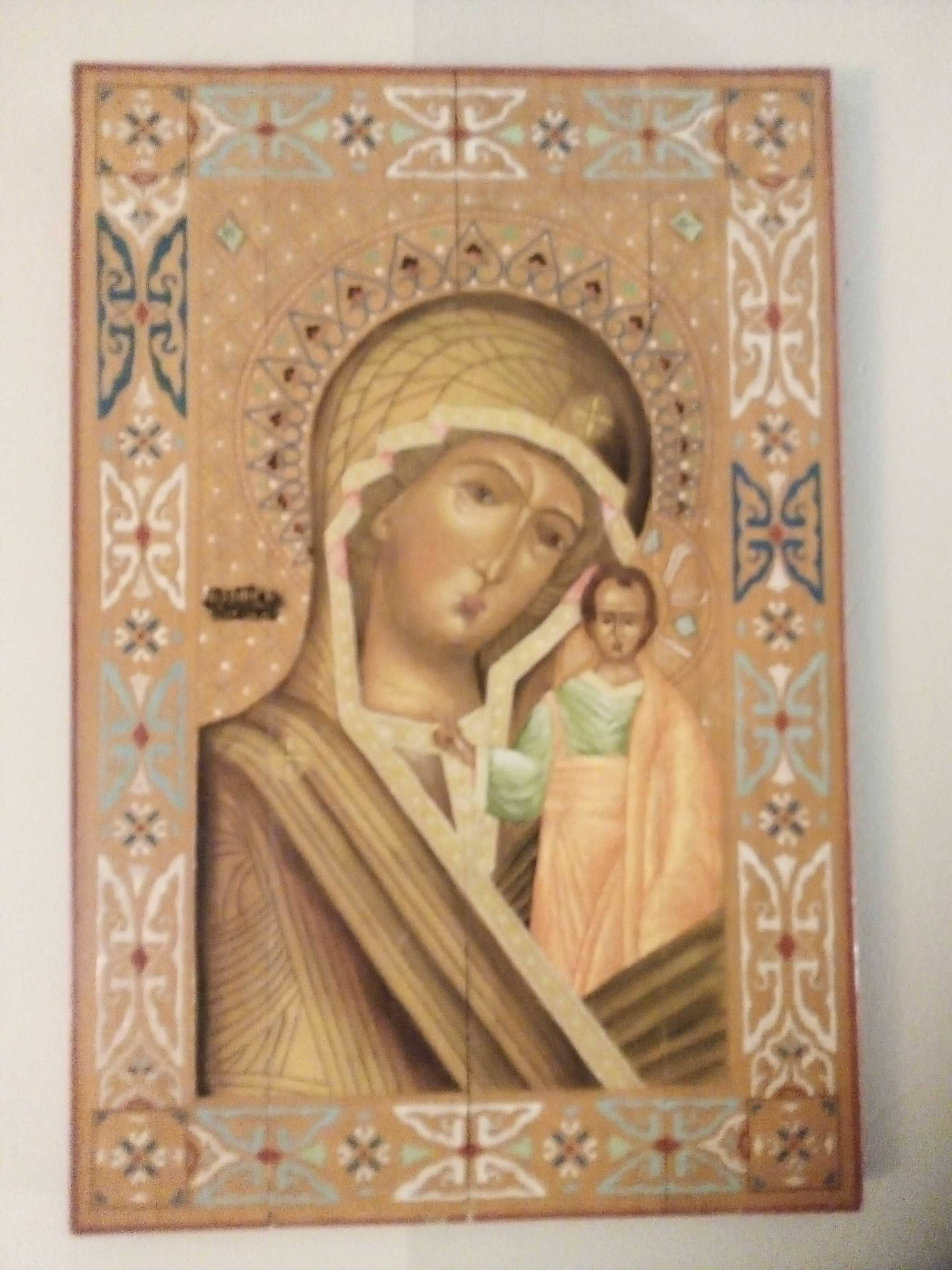 Matka Boska, obraz olejny na desce