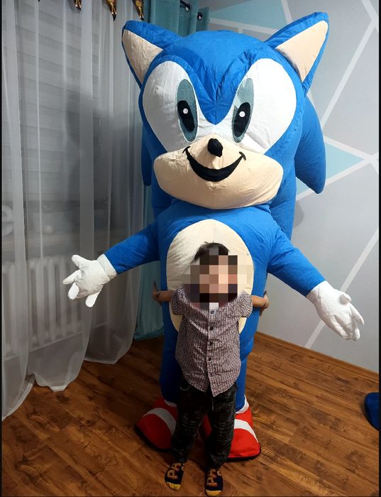 Dmuchany stitch, jak żywy/ Sonic 2m