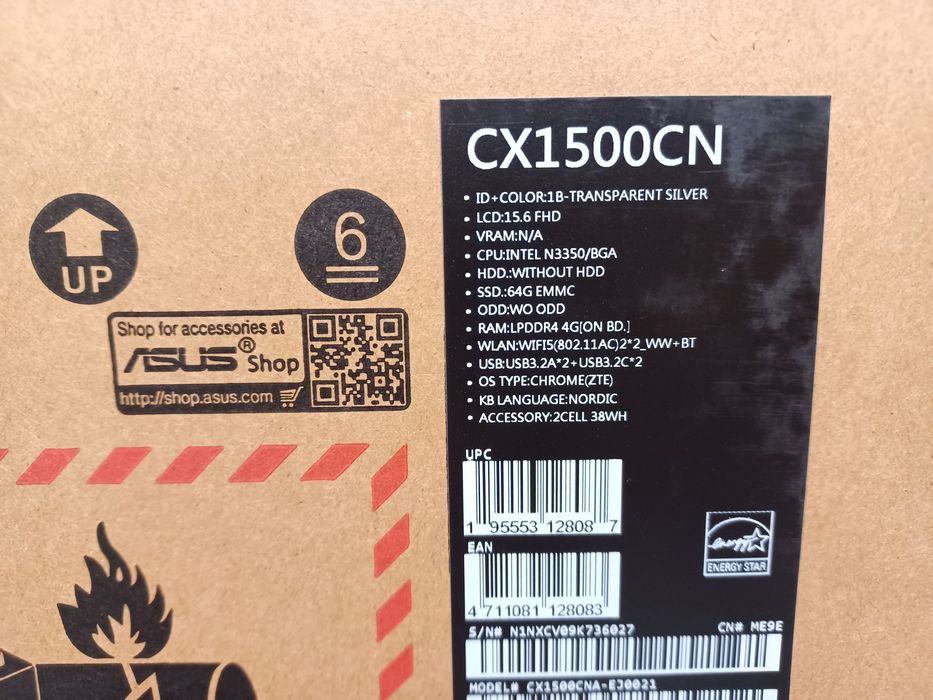 ASUS Chromebook CX1500CN