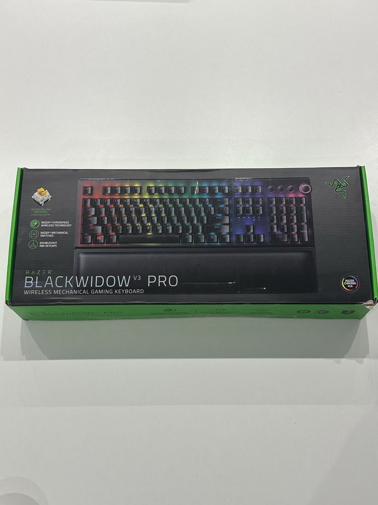 Klawiatura Razer Blackwidow V3 Pro Wireless Yellow Switch